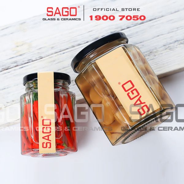  Hũ Thủy Tinh Vuông Nắp thiết Cao Cấp | Tùy Chọn Dung Tích 