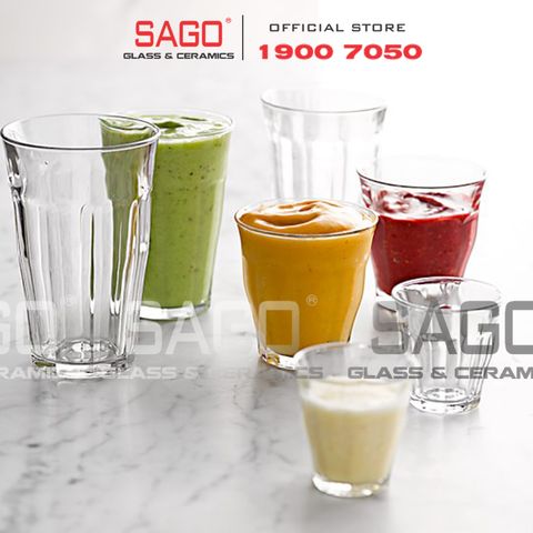  DURALEX D1024A - Ly Thủy Tinh Cường Lực Duralex Picardie Clear Glass 130ml | Nhập Khẩu Pháp 