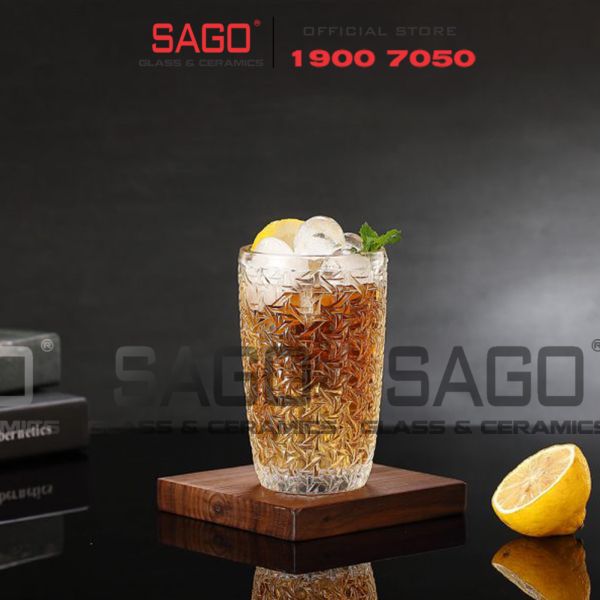  DELI DSKB172-2 - Ly Thủy Tinh Deli Beyond The Time Tumber Glass 380ml | Thủy Tinh Cao Cấp 