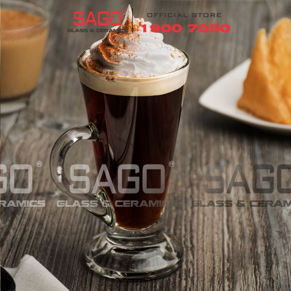  Ocean P01643 - Ly Thủy Tinh Ocean Kenya Irish Coffee 230ml | Nhập Khẩu Thái Lan 