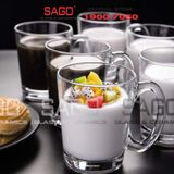  Union 394 - Ly Thủy Tinh Có Quai Union Nouveau Tea Cup Glass 295ml | Thủy Tinh Cao Cấp Nhập Khẩu Thái Lan 