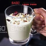  Union 394 - Ly Thủy Tinh Có Quai Union Nouveau Tea Cup Glass 295ml | Thủy Tinh Cao Cấp Nhập Khẩu Thái Lan 