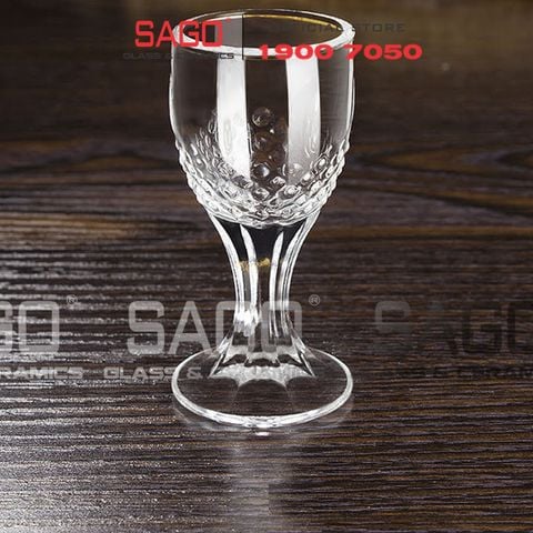  King Dealay JXB004 - Ly Thủy Tinh Có Chân King Dealay Classic Liqueur 10ml | Thủy tinh Cao Cấp 