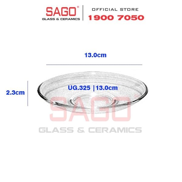  Union 343/325 - Bộ Tách Thủy Tinh Union Kenya Cup Glass 340ml | Thủy Tinh Cao Cấp Nhập Khẩu Thái Lan 