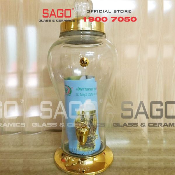  PH 5.0 - Bình Sâm Phú Hòa 5.0 Lít | Bình Sâm Cao Cấp Việt Nam 