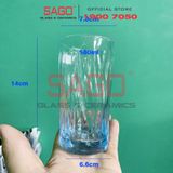  DELI JS5179-3B - Ly Thủy Tinh Deli Sogente Green Hight Ball Glass 580ml | Thủy Tinh Cao Cấp 