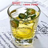  Deli CB001 - Ly Thủy Tinh Deli Trà đá 5 cạnh lùn 210ml | Thủy Tinh Cao Cấp 