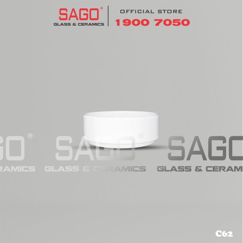  CK C62  - Chén Đựng Salad Sứ CK 180ml 