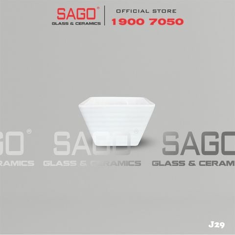  CK J29 - Khuôn Bánh Nhỏ Sứ Ck 7cm | Trắng Trơn 