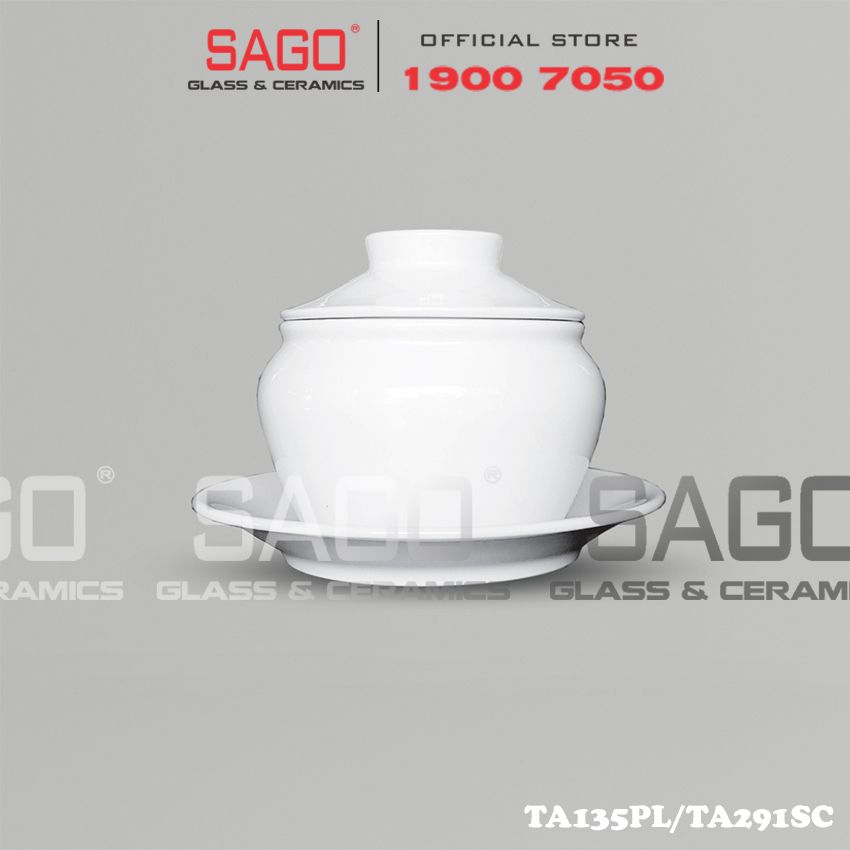  CK TA135PL/TA291SC - Thố Hầm Nhỏ Sứ CK 370ml 