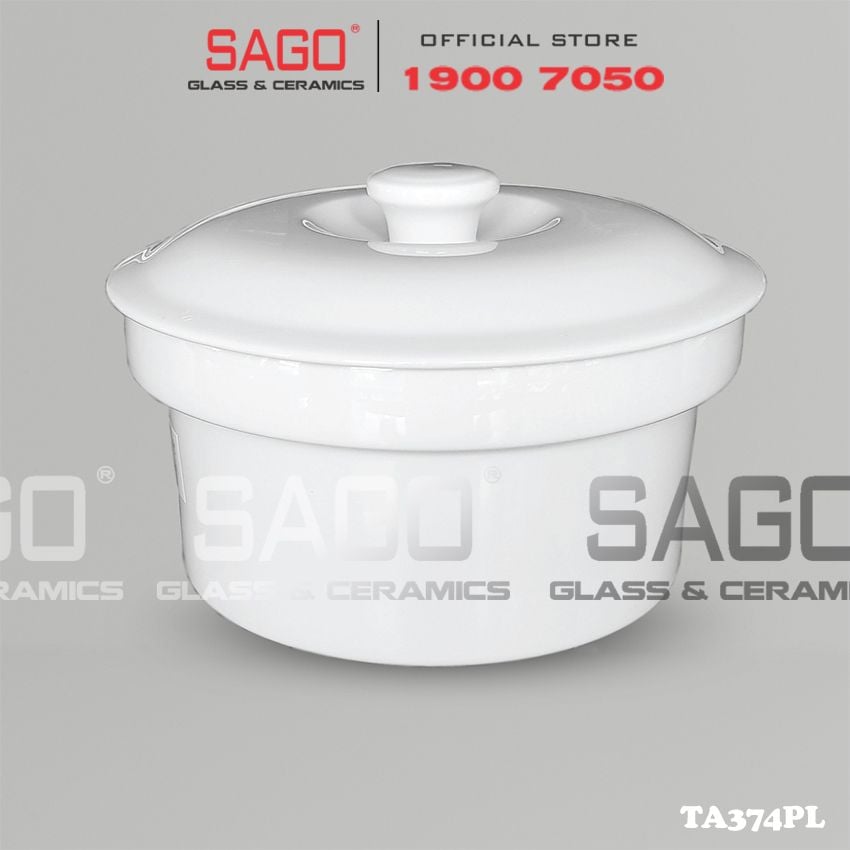  CK TA374PL - Thố Lớn Sứ CK 2400ml 