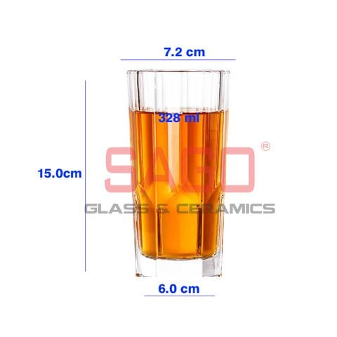  HONGLI 62912-2 - Ly Thủy Tinh Hongli Manhattan Hight Ball Glass 328ml | Thủy Tinh Cao Cấp 