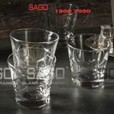  DURALEX D1075A - Ly Thủy Tinh Cường Lực Duralex Hexagone Double Rock Glass 350ml | Nhập Khẩu Pháp 