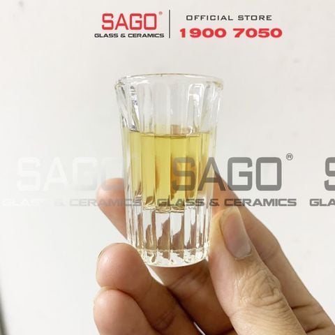  Deli Y6005 - Ly Thủy Tinh Deli Green Apple Shot 20ml | Thủy Tinh Cao Cấp 