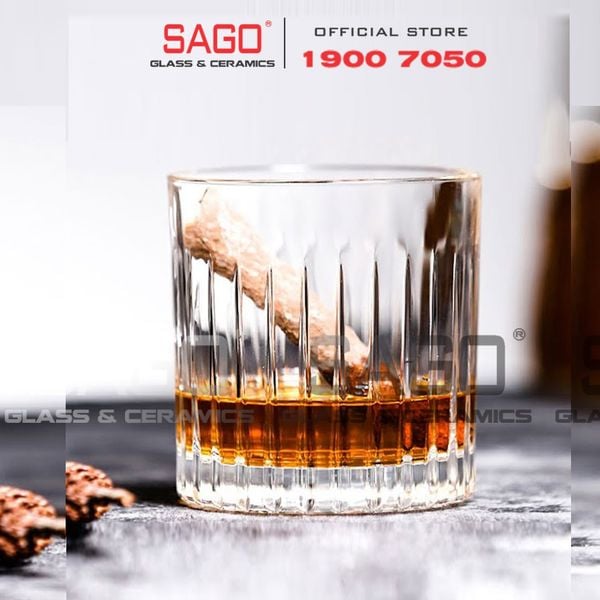  HONGLI W5412-1 - Ly Thủy Tinh Hongli Timless Glass 350ml | Thủy Tinh Cao Cấp 