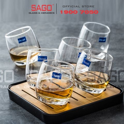  Ocean B13009 - Ly Thủy Tinh Ocean Ivory Rock 265ml | Nhập Khẩu Thái Lan 