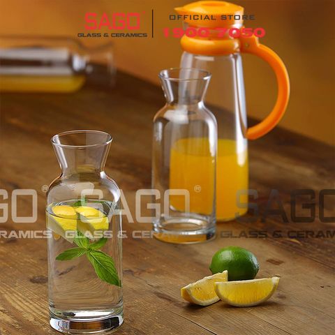  Pasabahce 43824 - Bình Rót Thủy Tinh Pasabahce Village Caraffe 1260ml | Nhập Khẩu Thổ Nhĩ Kỳ 