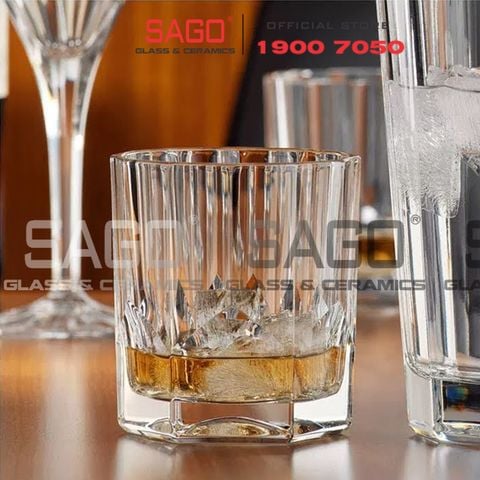  HONGLI 62912-1 - Ly Thủy Tinh Hongli Rocks Glass 328ml | Thủy Tinh Cao Cấp 