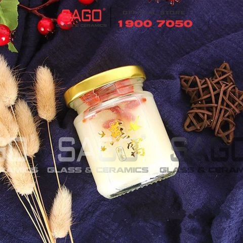  Hũ Thủy Tinh Tròn 100ml Nắp Thiết | Thủy Tinh Cao Cấp 