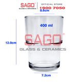  Union 415 - Ly Thủy Tinh Union Empilable Hightball Glass 400ml | Thủy Tinh Cao Cấp Nhập Khẩu Thái Lan 