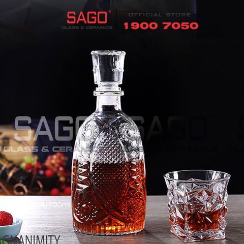  Bình Chiết Rượu , Bình Ngâm Rượu Vảy Cá 800ml | Nắp Thủy Tinh Ron Nhựa 