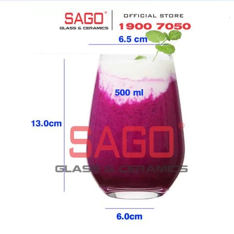  IDELITA SJ003-500 - Ly thủy tinh Pha Lê IDELITA Lexington Hi Ball Crystal glasses 500ml | Thủy Tinh Pha Lê Cao cấp 