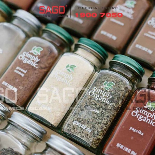  Chai Thủy Tinh Vuông 300ml Nắp Nhôm | Thủy Tinh cao cấp 