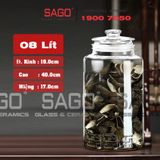  Hũ Thực Phẩm Trụ Nắp Mài Cao Cấp | Tùy Chọn Dung Tích 