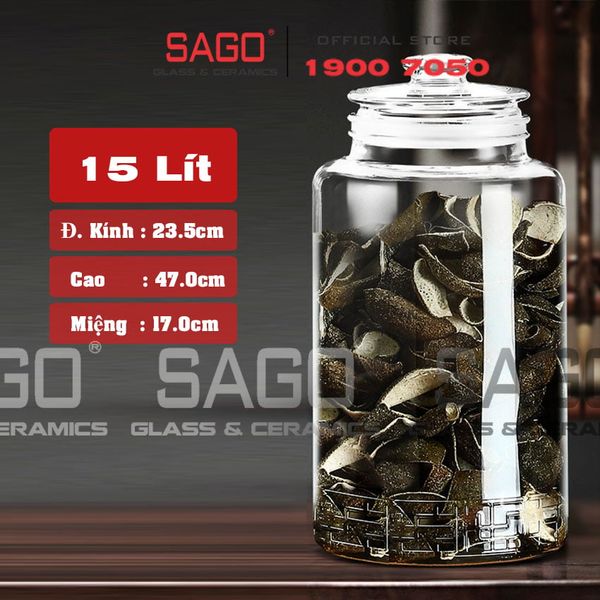  Hũ Thực Phẩm Trụ Nắp Mài Cao Cấp | Tùy Chọn Dung Tích 