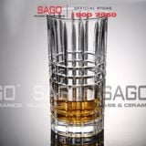  HONGLI 814D - Ly Thủy Tinh Hongli Traze Beverage Glass 400ml | Thủy Tinh Cao Cấp 