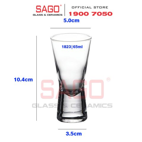  Pasabahce 41823 - Ly Thủy Tinh Pasabahce Boston Shots 65ml | Nhập Khẩu Thổ Nhĩ Kỳ 