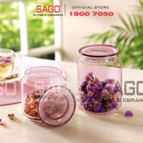  Luminarc J5875/J5876/L0365 - Hũ Thủy Tinh Luminarc Rondo Ice Pink | Thủy Tinh Cao Cấp , Tùy Chọn dung tích 