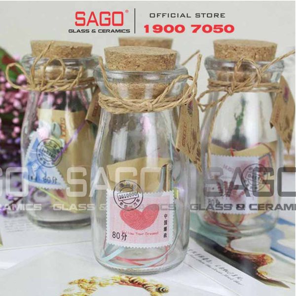  Hũ Thủy Tinh Pudding Cao 100ml Nắp Gỗ | Thủy Tinh Cao Cấp 