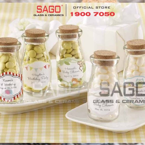  Hũ Thủy Tinh Pudding Cao 100ml Nắp Gỗ | Thủy Tinh Cao Cấp 