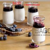  Hũ Thủy Tinh Pudding Cao Nắp Nhựa | Tùy Chọn Dung tích 