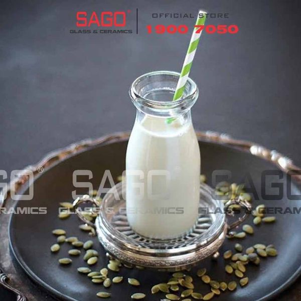  Hũ Thủy Tinh Pudding Cao Nắp Nhựa | Tùy Chọn Dung tích 