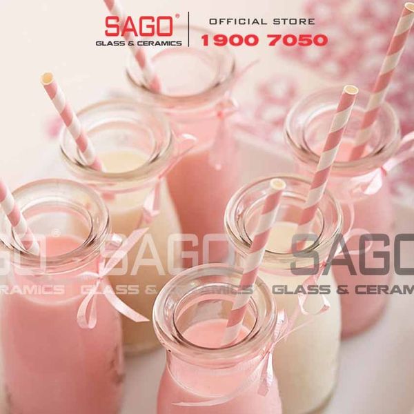  Hũ Thủy Tinh Pudding Cao Nắp Nhựa | Tùy Chọn Dung tích 