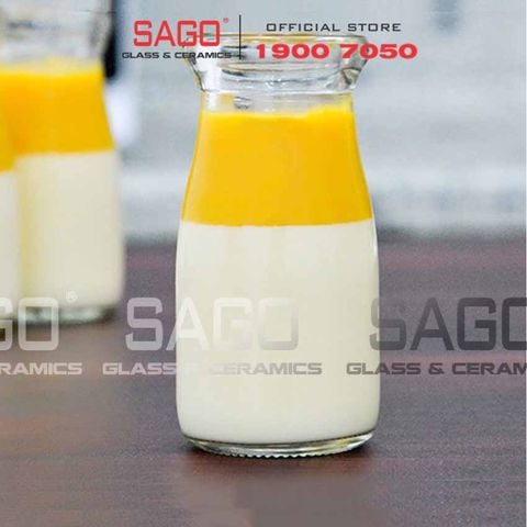  Hũ Thủy Tinh Pudding Cao Nắp Nhựa | Tùy Chọn Dung tích 