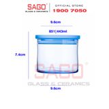  LIBBEY 851 - Hũ Thủy Tinh Libbey Stackable Container With Lid 443ml | Thủy Tinh Cao Cấp 