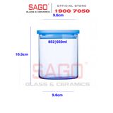  LIBBEY 852 - Hũ Thủy Tinh Libbey Stackable Container With Lid 650ml | Thủy Tinh Cao Cấp 