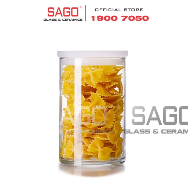  LIBBEY 879 - Hũ Thủy Tinh Libbey Stackable Container With Lid 950ml | Thủy Tinh Cao Cấp 