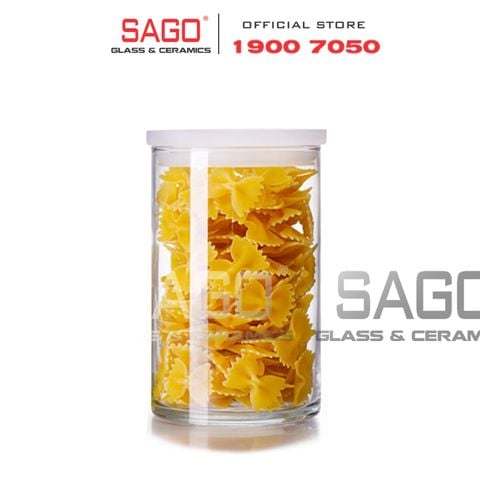  LIBBEY 879 - Hũ Thủy Tinh Libbey Stackable Container With Lid 950ml | Thủy Tinh Cao Cấp 