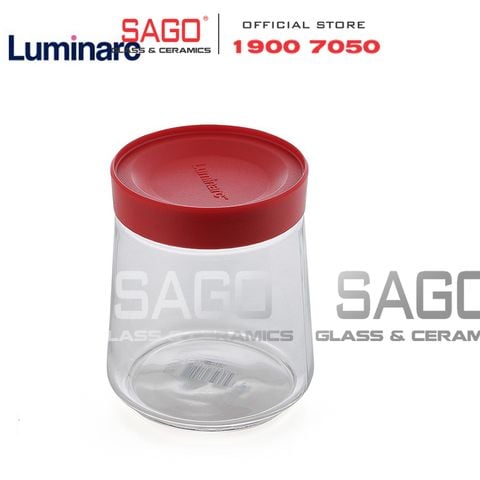  Luminarc P5282 - Hũ thủy tinh Luminarc Swing Nắp Đỏ 750ml | Thủy Tinh Cao Cấp 