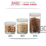  LIBBEY 851 - Hũ Thủy Tinh Libbey Stackable Container With Lid 443ml | Thủy Tinh Cao Cấp 