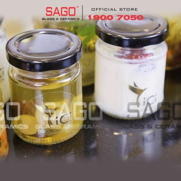  Hũ Thủy Tinh Tròn 150ml Nắp Thiết | Thủy Tinh Cao Cấp 
