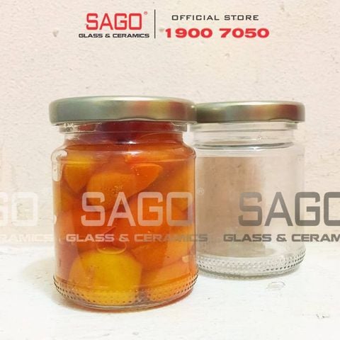  Hũ Thủy Tinh Tròn 150ml Nắp Thiết | Thủy Tinh Cao Cấp 