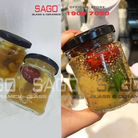 Hũ Thủy Tinh Tròn 150ml Nắp Thiết | Thủy Tinh Cao Cấp 