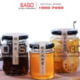  Hũ Thủy Tinh Tròn Trụ Nắp Thiết | Tùy Chọn Dung Tích 