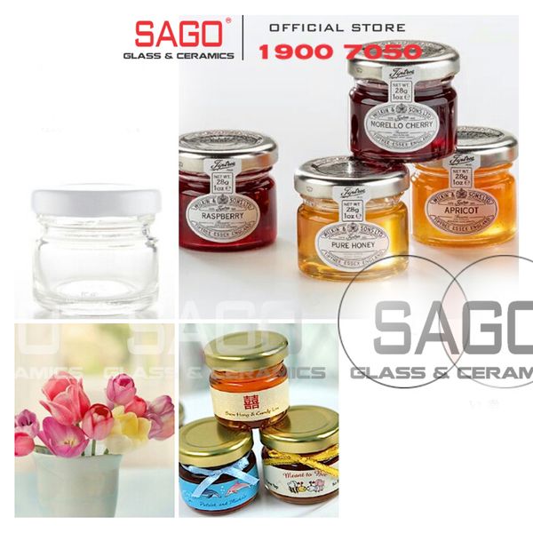  Hũ Thủy Tinh 30ml Nắp Thiết | Thủy Tinh Cao Cấp 