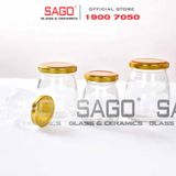  Hũ Thủy Tinh Đựng Yến Nắp Thiết | Tùy Chọn Dung Tích Và Màu Nắp 